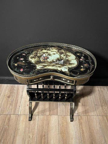 Occasional table - Tafel - eboneren hout, Antiquités & Art