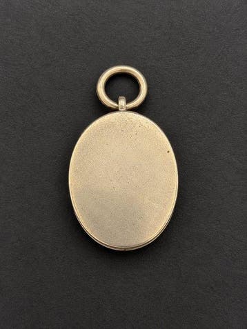 Reliekhouder - Zilver, Glas, Textiel - 1850-1900 - Het, Antiek en Kunst