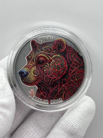 Kameroen. 2,000 Francs 2026 – Berlin Bear – 2 oz Silver coin, Postzegels en Munten