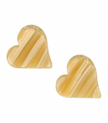 Haarspeld Haarklemmen 2,5cm – Hartje – Marmer Print – Creme, Nieuw