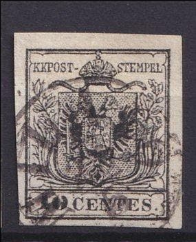 Anciens États italiens - Lombardie-Vénétie 1854/1857 - 10