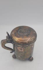 Pot - Suiker, mosterd pot - .925 zilver - Danski