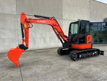 Veiling: Midigraafmachine Kubota KX155-5 Diesel 2017, Ophalen