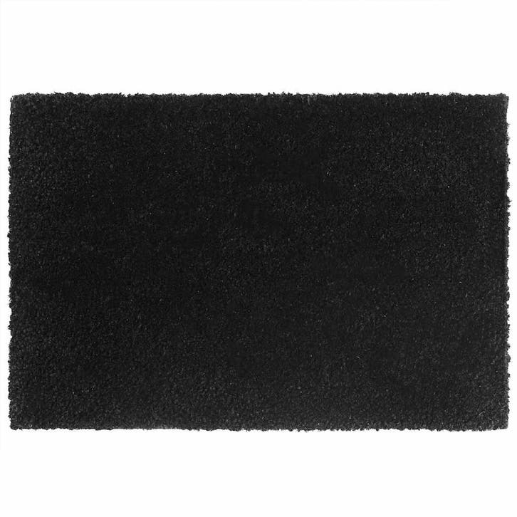 vidaXL Deurmat 40x60 cm getufte kokosvezel zwart, Tuin en Terras, Deurmatten, Nieuw, Verzenden