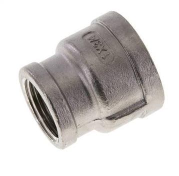 1 NPT x 3/4 NPT Douille ronde en acier inoxydable 16 Bar, Bricolage & Construction, Verzenden