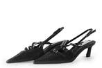 Steve Madden Slingbacks in maat 37 Zwart, Kleding | Dames, Schoenen, Verzenden, Zwart, Steve Madden, Zo goed als nieuw