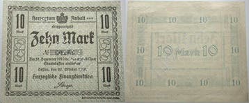 10 Mark 29 Oktober 1918 Das Papiergeld der duitsen Laende..., Verzenden