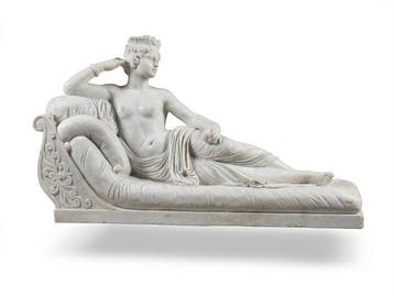Sculptuuur voor buiten, Paolina - 80 cm - Marmer