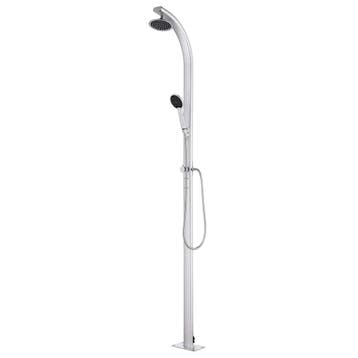 vidaXL Buitendouche 215 cm aluminium, Verzenden, Nieuw
