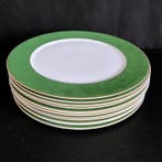 Haviland & Co. Limoges - Assiette de service (12) - Emeraude