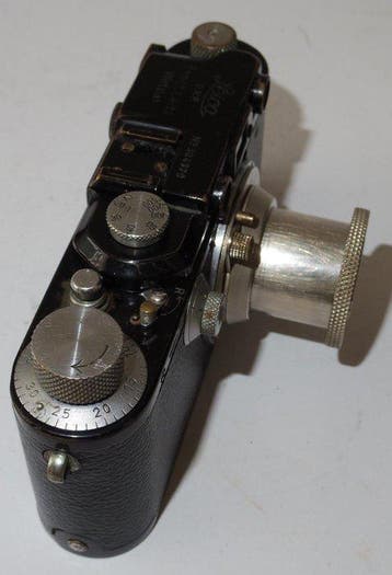 Leica III Black body - 1938 - nickel Elmar 3.5/50mm lens -