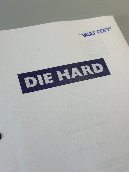 Die Hard - Rare Second Revised Draft - 20th Century Fox, Collections, Cinéma & Télévision