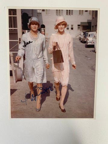 Tony Curtis signed photograph - Some Like It Hot publicity
