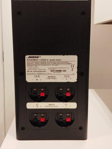 Bose - Acoustimass® 3 Series IV Subwoofer luidsprekerset