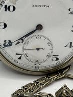 Zenith - Orologio da tasca in acciaio con catenella -