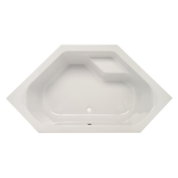 Hoekbad Sanindusa Rimini 145x145 cm Acryl Wit, Doe-het-zelf en Bouw, Sanitair, Bad, Nieuw, Ophalen of Verzenden