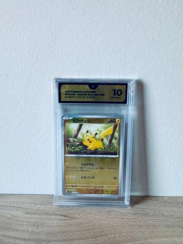 Pokémon - 1 Graded card - Pikachu Foil - GG 10 - Scarlet &, Nieuw