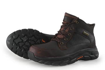 Skechers Veterboots in maat 42 Bruin, Bruin, Verzenden, Boots, Zo goed als nieuw