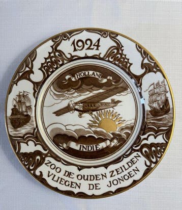 Petrus Regout - Commemorative Plate Dutch East Indies