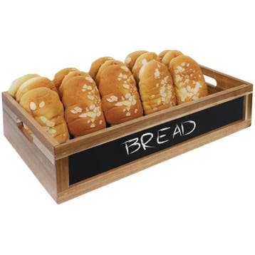 Displaykrat | Hout | 1/1 GN | Met 1-Zijdig Krijtbord |, Verzenden