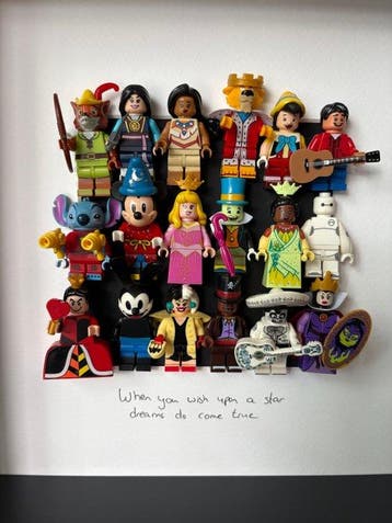 ISV Art - Framed Art - Lego Disney - Wish upon a star