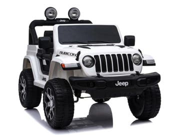 Jeep Wrangler Rubicon, 12v kinderauto met Lithium accu, rubb, Kinderen en Baby's, Ophalen of Verzenden, Nieuw