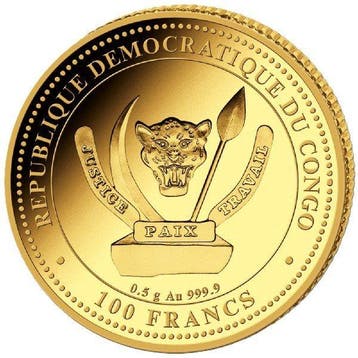 0,5 Gramm - Goud .999 - 2025 Prehistoric Life II, Postzegels en Munten