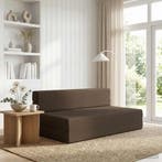 vidaXL Vouwbare Sofa Bed Taupe 152 x 86,5 x 60 cm Stof, Verzenden