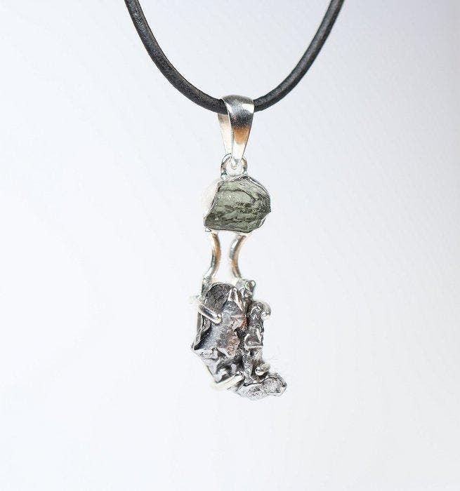 Moldaviet / Meteoriet Campo del Cielo Hanger / nieuw - 5.46, Verzamelen, Mineralen en Fossielen