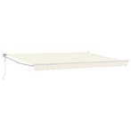 vidaXL Elektrisch Uitschuifbare Zonneluifel Crème 4 x 2 m, Tuin en Terras, Verzenden, Nieuw
