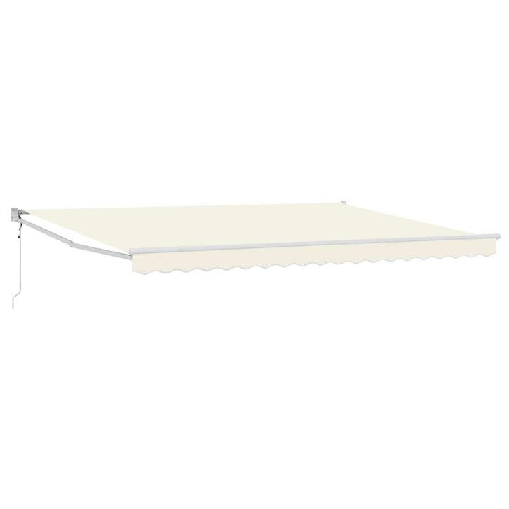 vidaXL Elektrisch Uitschuifbare Zonneluifel Crème 4 x 2 m, Tuin en Terras, Zonneschermen, Nieuw, Verzenden