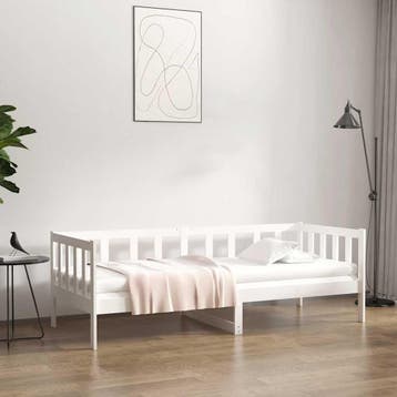 vidaXL Slaapbank zonder matras 90x190 cm massief grenenhout, Verzenden, Nieuw