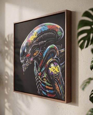 MEDSAN - Graffiti Xenomorph () - UNIQUE WORK
