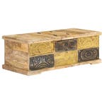 vidaXL Salontafel 100x50x35 cm massief mangohout, Verzenden