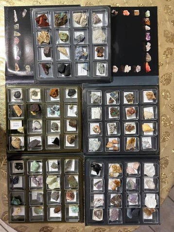 Mineralencollectie- 5.5 kg - (80), Verzamelen