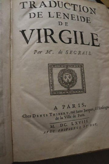 Virgile; M. de Segrais - Traduction de lEnéide de Virgile