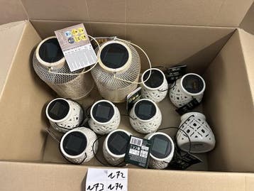 Veiling - 11x Partij LED Solar tuin Verlichting, Diversen, Nieuw
