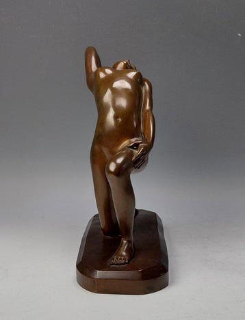 Henri Mathy (1897-1978) - sculptuur, Sensucht - 26.5 cm -