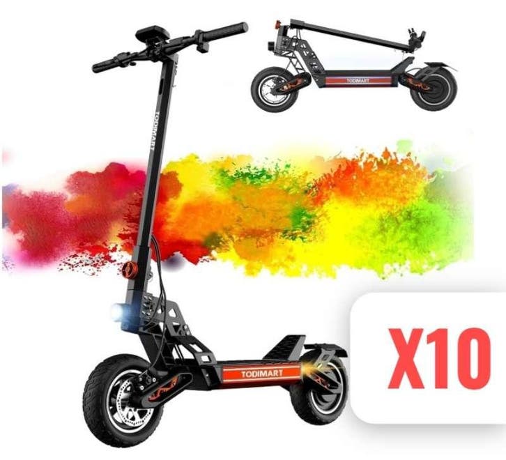 Elektrische step (10x) TODIMART S9B, Kinderen en Baby's, Speelgoed | Buiten | Speeltoestellen, Ophalen