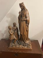 Houten Beeldengroep - Onze-Lieve-Vrouw van La Salette - 67, Antiek en Kunst