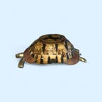 Boîte de tabac à priser - Laiton, Cuivre, tortue - Tabatière