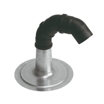 Kabeldoorvoer met bocht - Ø110 mm - Platdak, Verzenden