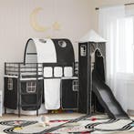 vidaXL Kidsloftbedframe Zwart 100 x 190 cm Metaal, Verzenden, Nieuw