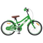 vidaXL Kinderfiets 18 Inch voor 5-7 jaar oud Groen, Verzenden