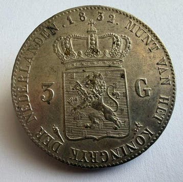 Nederland. Willem I. 3 Gulden 1832