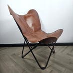 Chaise - Chaise papillon Butterfly (3107) - Cuir, Métal