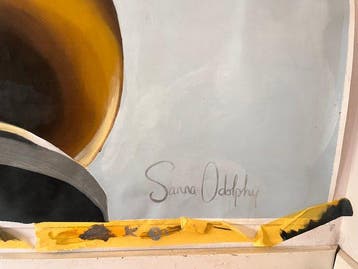 Sanna Odolphy - Gouden Engel (Lipsius-Bau, Dresden,, Antiek en Kunst