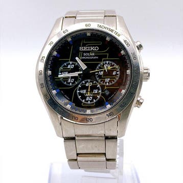 Seiko - solar chronograph - Zonder minimumprijs - V175-0AN0