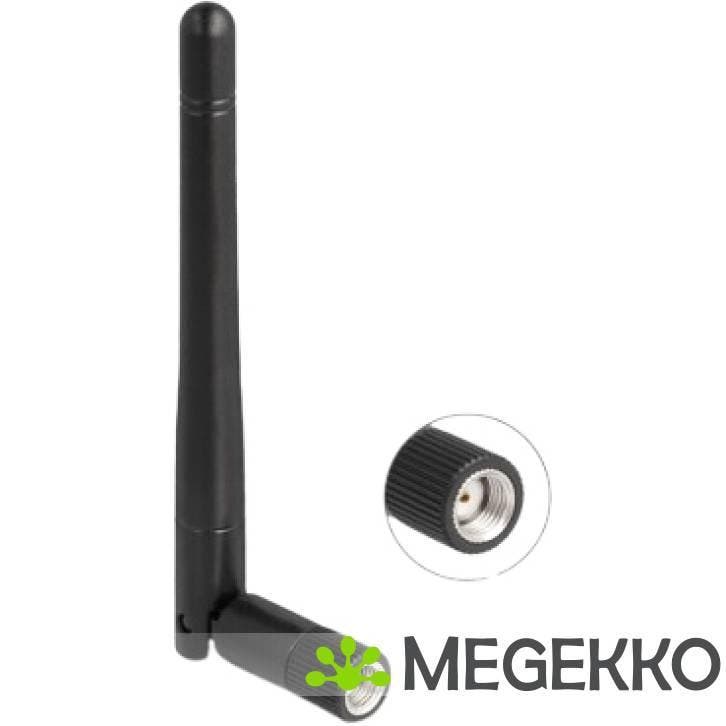 DeLOCK 90150 antenne Omnidirectionele antenne RP-SMA 2 dBi, Computers en Software, Overige Computers en Software, Nieuw, Verzenden