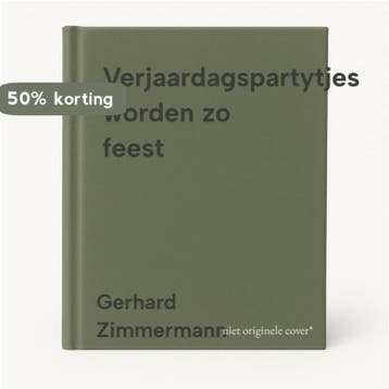 Verjaardagspartytjes worden zo feest 9789026943355, Verzenden, Gelezen, Gerhard Zimmermann